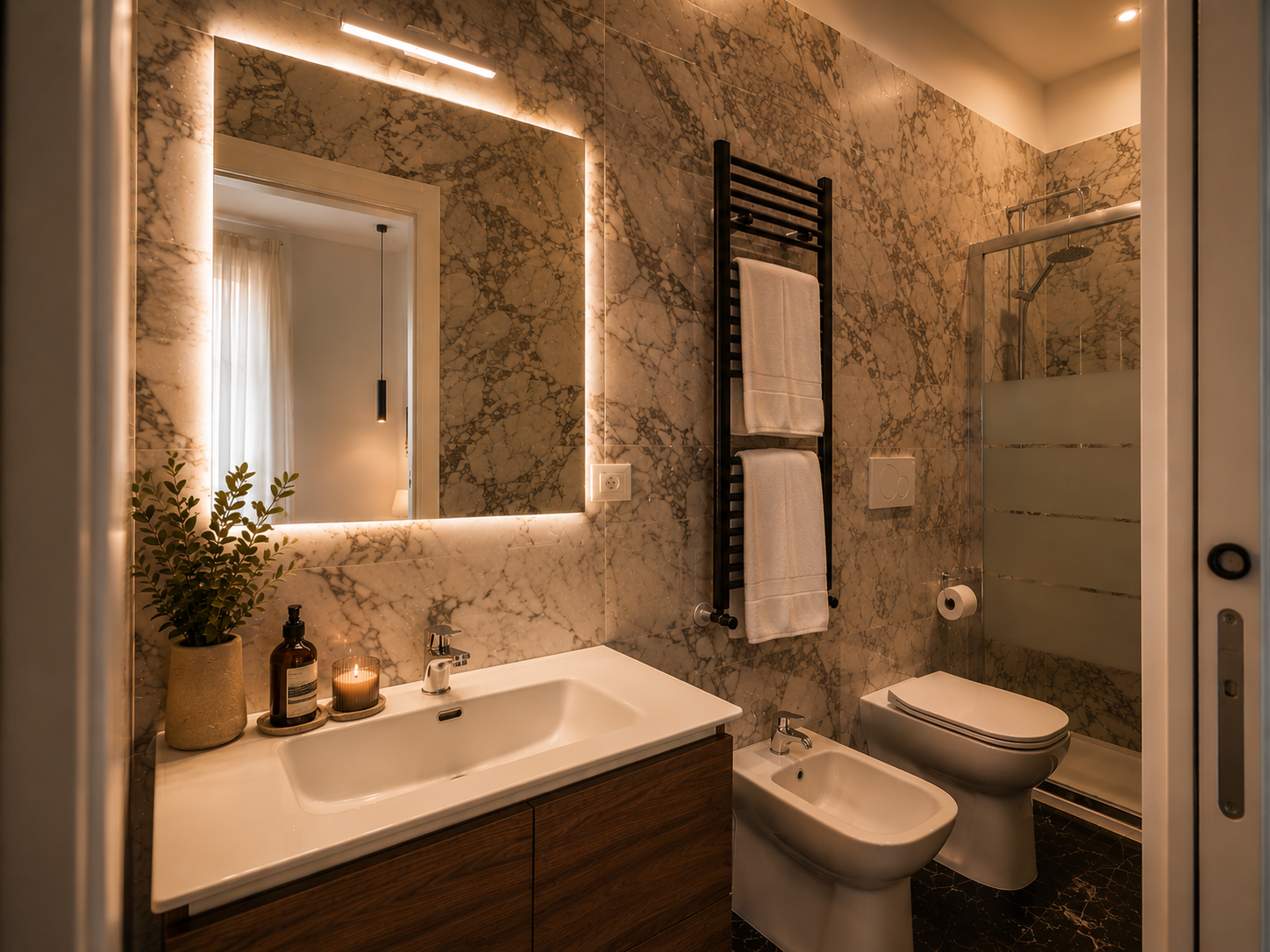 Marble Bathroom - after